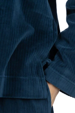 Corduroy Wide Blouse - Iron Blue -ICHI Sales Shop AKoloni Corduroy Wide Blouse Iron Blue 23073002 05