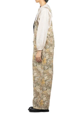 Printed Corduroy Salopet - Beige -ICHI Sales Shop AKoloni Printed Corduroy Salopet Beige 23073006 03