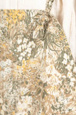 Printed Corduroy Salopet - Beige -ICHI Sales Shop AKoloni Printed Corduroy Salopet Beige 23073006 05