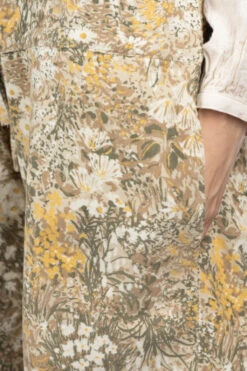 Printed Corduroy Salopet - Beige -ICHI Sales Shop AKoloni Printed Corduroy Salopet Beige 23073006 06