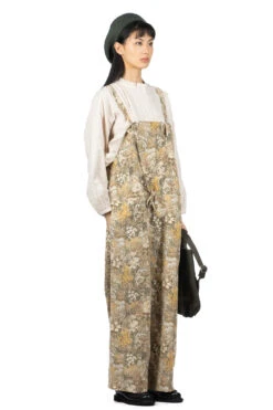 Printed Corduroy Salopet - Beige -ICHI Sales Shop AKoloni Printed Corduroy Salopet Beige 23073006 08