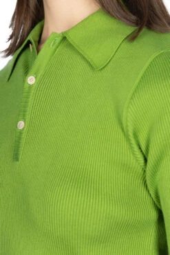 GIZA HIGH GAUGE RIB KNIT POLO -ICHI Sales Shop AURALEE GIZA HIGH GAUGE RIB KNIT POLO A24SP01HR 05