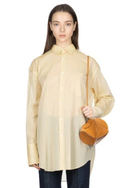 HARD TWIST FINX ORGANDY SHIRT - Light Yellow