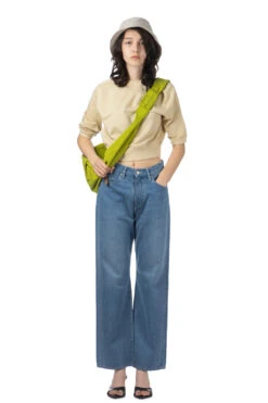 SELVEDGE FADED LIGHT DENIM PANTS - Light Indigo