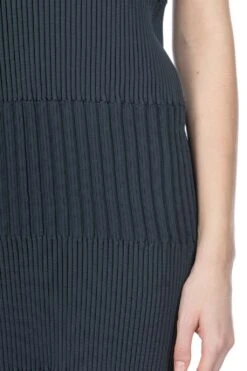 Fluted Sleeveless Mermaid Dress - Shadow Grey -ICHI Sales Shop CFCL Fluted Sleeveless Mermaid Dress Shadow Grey CF007KH109 SG noe 06