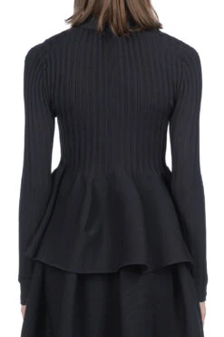 Pottery Cardigan - Black -ICHI Sales Shop CFCL Pottery Cardigan Black CF007KE093 BK 04a