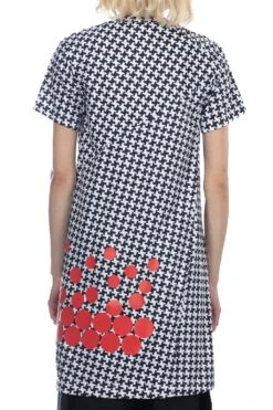 Print Pinwheel Pattern X Red Polka Dots Dress -ICHI Sales Shop Comme Des Garcons Comme Des Garcons Print pinwheel Pattern x Red polka dots Dress RM T020 51 04