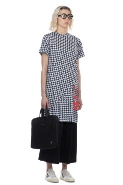 Print Pinwheel Pattern X Red Polka Dots Dress -ICHI Sales Shop Comme Des Garcons Comme Des Garcons Print pinwheel Pattern x Red polka dots Dress RM T020 51 08