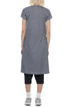 Print Pinwheel Pattern X White Polka Dots Dress -ICHI Sales Shop Comme Des Garcons Comme Des Garcons Print pinwheel Pattern x White polka dots Dress RM T018 51 04