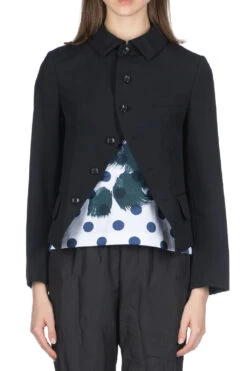 Wool Tropical Jacket - Black -ICHI Sales Shop Comme Des Garcons Comme Des Garcons Wool Tropical Jacket Black RM J023 noe 02