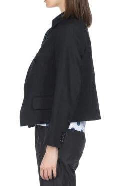 Wool Tropical Jacket - Black -ICHI Sales Shop Comme Des Garcons Comme Des Garcons Wool Tropical Jacket Black RM J023 noe 03