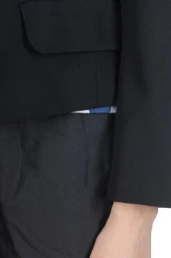 Wool Tropical Jacket - Black -ICHI Sales Shop Comme Des Garcons Comme Des Garcons Wool Tropical Jacket Black RM J023 noe 06