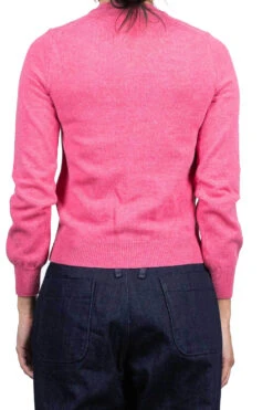 Comme Des Garçons Play Women's Double Heart Cardigan - Pink -ICHI Sales Shop Comme Des Garcons Play Womens Double Heart Cardigan Pink AZ N075 051 4 04