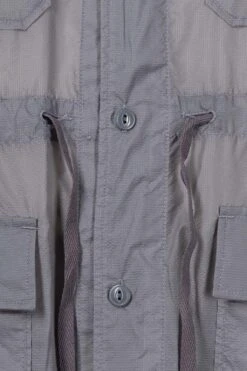 Cagoule Dress - Grey Nylon Micro Ripstop -ICHI Sales Shop Engineered Garments Cagoule Dress Grey Nylon Micro Ripstop 24S1WG010 KD017 07 w