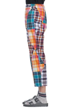 STK Pant - Multi Color Triangle Patchwork Madras -ICHI Sales Shop Engineered Garments STK Pant Multi Color Triangle Patchwork Madras 24S1WB004 SW013 2003