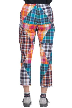 STK Pant - Multi Color Triangle Patchwork Madras -ICHI Sales Shop Engineered Garments STK Pant Multi Color Triangle Patchwork Madras 24S1WB004 SW013 2004