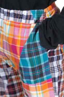 STK Pant - Multi Color Triangle Patchwork Madras -ICHI Sales Shop Engineered Garments STK Pant Multi Color Triangle Patchwork Madras 24S1WB004 SW013 2005