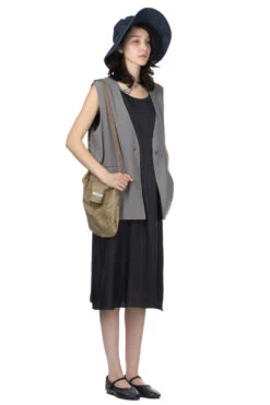 Cotton Vest - Grey -ICHI Sales Shop Evam Eva Cotton Vest Grey E241T075 80 noe 2008