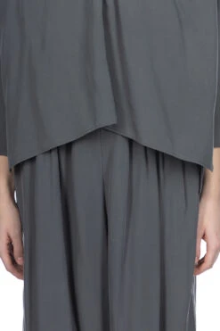 Cupro Pullover - Stone Grey 14 Cupro Pullover - Stone Grey -ICHI Sales Shop Evam Eva Cupro Pullover Stone Grey E241T011 86 07