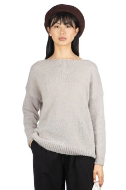 Mohair Lily Pullover - Grege