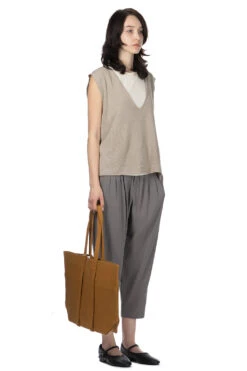 V Neck Vest - Grege -ICHI Sales Shop Evam Eva V Neck Vest Grege E241K050 14 noe 2010