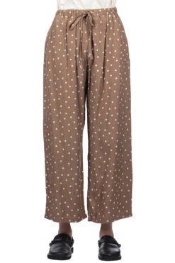 ICHI Dot Relax Pants - Mocha -ICHI Sales Shop Ichi Dot Relax Pants Mocha 116289 02