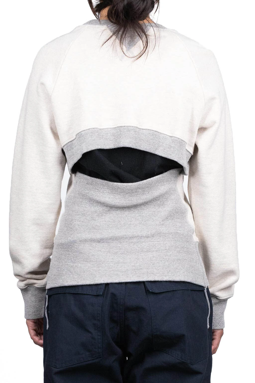 Fleece Knit BANDA Sweater - NAT 6 Fleece Knit BANDA Sweater - NAT - Image 4