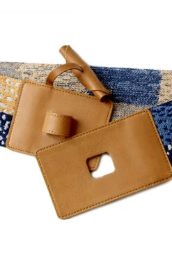 ICHI Sales Shop -ICHI Sales Shop Kapital GABBEH Elastic Leather Toggle Buckle Belt Patchwork K1811XG624 02