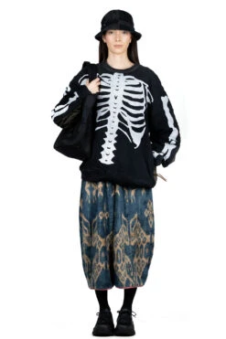 Java Kasuri Fleece Kettle Pants - Navy