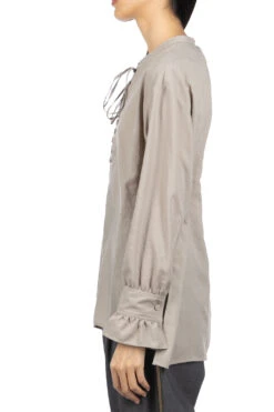 Pullover Ribbon Blouse - Grege -ICHI Sales Shop Manon Pullover Ribbon Blouse Grege MNN SH 230 GR 03
