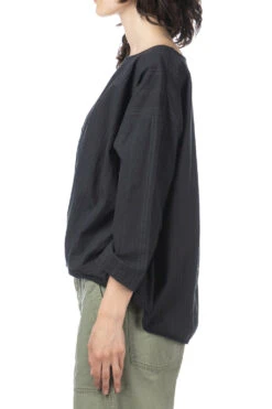 Cotton Ripple Toronto Pullover - Black -ICHI Sales Shop NARU Cotton Ripple Toronto Pullover Black 654857 03