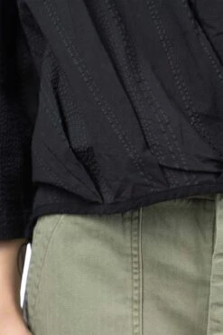 Cotton Ripple Toronto Pullover - Black -ICHI Sales Shop NARU Cotton Ripple Toronto Pullover Black 654857 06