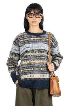 Fair Isle Sweater - Navy