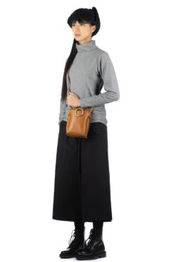 Jacquard Turtleneck Pullover - Grey -ICHI Sales Shop NARU Jacquard Turtleneck Pullover Grey 650204 07