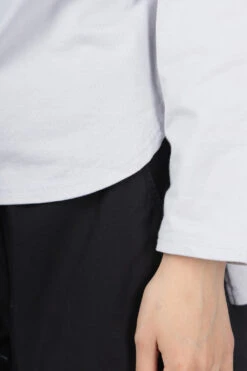 Jersey Crewneck Pullover - Light Grey -ICHI Sales Shop NARU Jersey Crewneck Pullover Light Grey 654032 2006