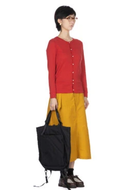 Soft Cotton Frais Stitch Cardigan - Red -ICHI Sales Shop NARU Soft Cotton Frais Stitch Cardigan Red 648201 06