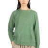 Tasmanian Lambswool Pullover - Dry Basil -ICHI Sales Shop NARU Tasmanian Lambswool Pullover Dry Basil 650605 DB 01