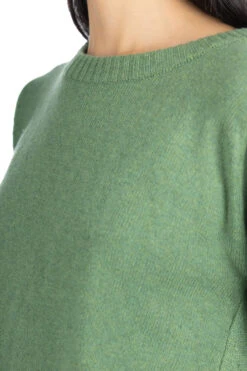 Tasmanian Lambswool Pullover - Dry Basil -ICHI Sales Shop NARU Tasmanian Lambswool Pullover Dry Basil 650605 DB 05