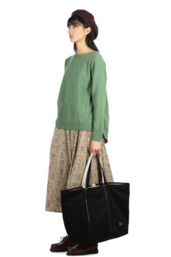 Tasmanian Lambswool Pullover - Dry Basil -ICHI Sales Shop NARU Tasmanian Lambswool Pullover Dry Basil 650605 DB 07