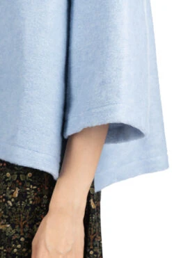 Travel Wool High Heck Pullover - Light Blue -ICHI Sales Shop NARU Travel Wool High Heck Pullover Light Blue 650242 LB 06