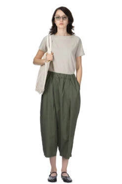 Typewriter Tuck Pants - Green