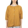 Linen 2 Way Pullover - Yellow