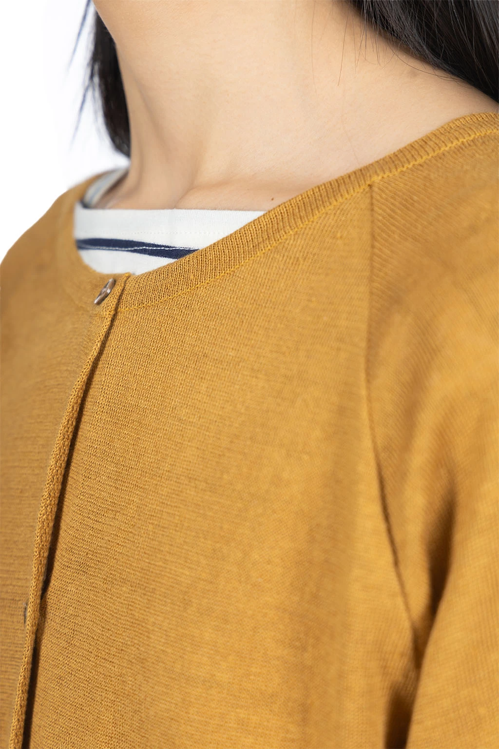 Linen 2 Way Pullover - Yellow 7 Linen 2 Way Pullover - Yellow - Image 5