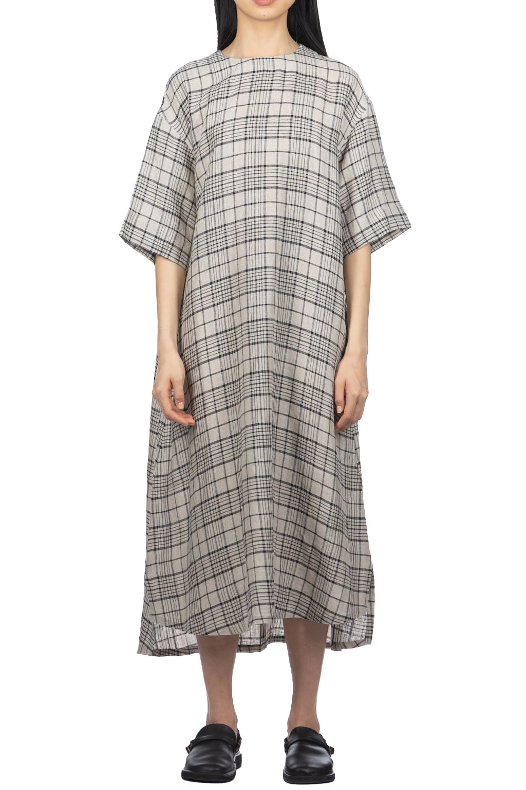 Linen Long Dress - Natural 4 Linen Long Dress - Natural - Image 2