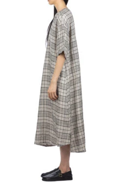Linen Long Dress - Natural 10 Linen Long Dress - Natural -ICHI Sales Shop Nofl Linen Long Dress Natural 644207310 03