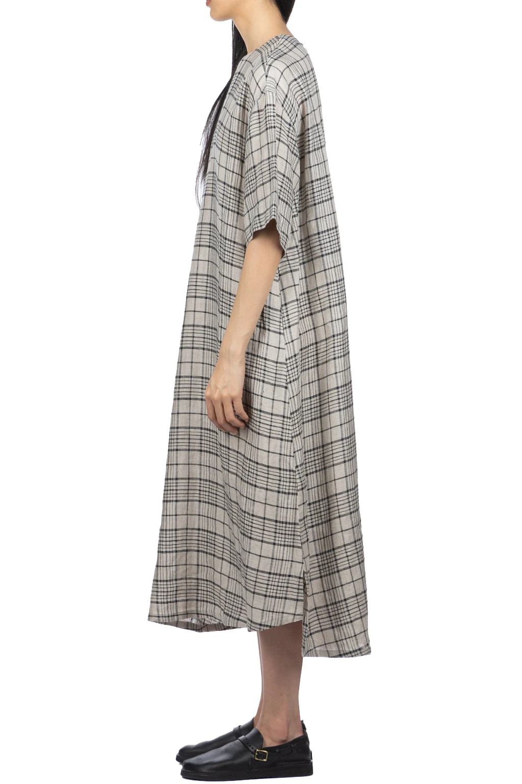Linen Long Dress - Natural 5 Linen Long Dress - Natural - Image 3