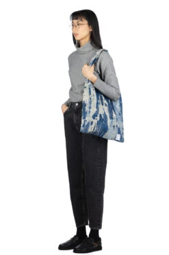 80's High Waist Tapered Denim Pants - Black Denim Stone -ICHI Sales Shop OrSlow 80s High Waist Tapered Denim Pants Black Denim Stone 00 1011 D61S ac 08 w