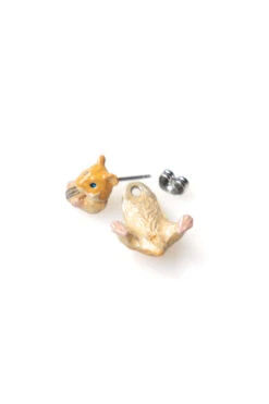 Hungry Hamster Earrings -ICHI Sales Shop Palnart Poc Hungry Hamster Earrings PA530 04