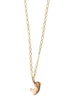 Hungry Hamster Necklace - Brown