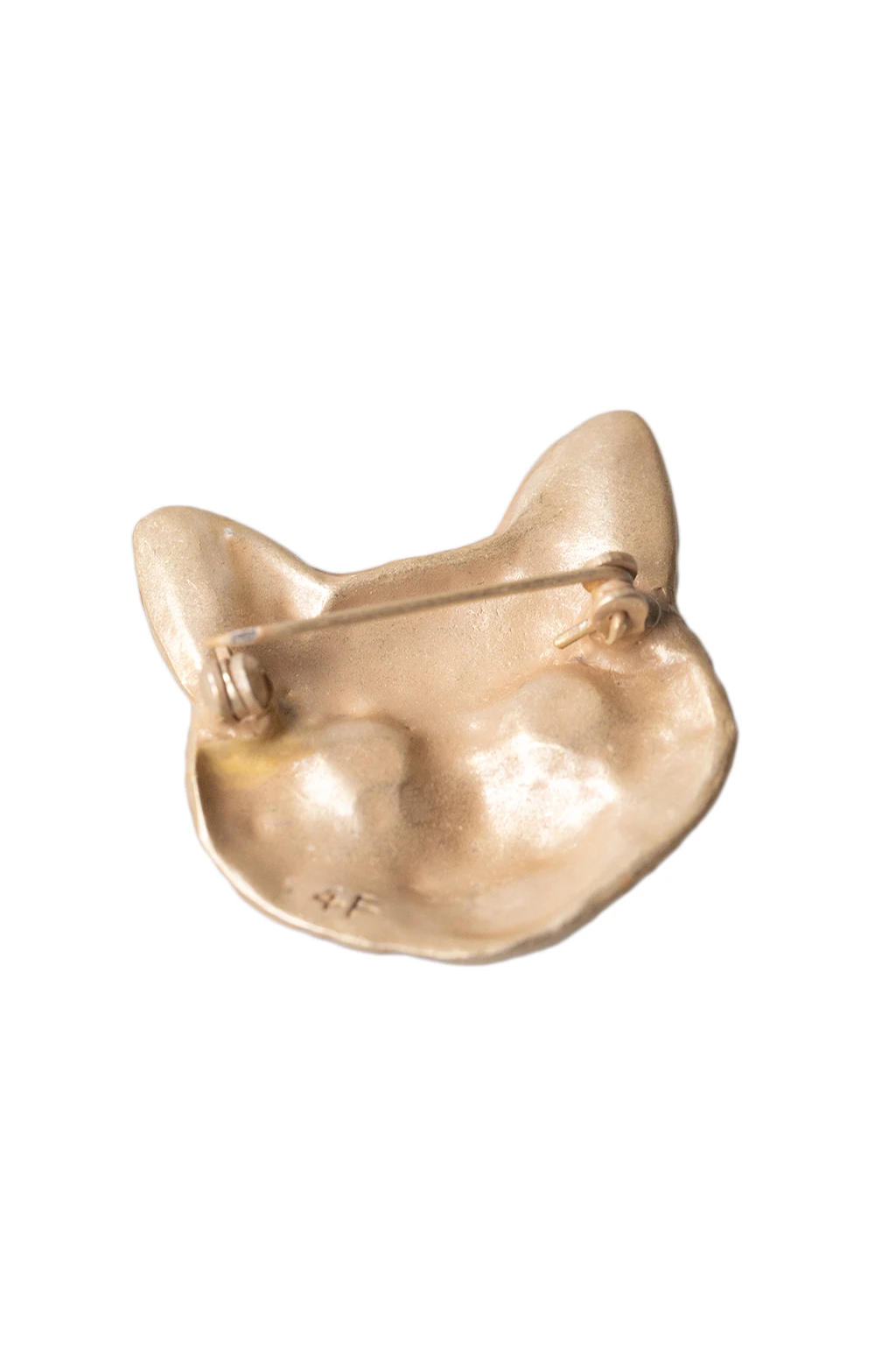 Orange Cat Brooch - Brown 5 Orange Cat Brooch - Brown - Image 3